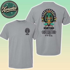 Spafford Fall Tour 2025 Merch Tee Dates List Two Sided Print Unisex T-Shirt