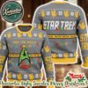 Star Trek Trek The Halls Star Trek Pattern 2025 Knitted Ugly Christmas Sweater Star Trek Trek The Halls Star Trek Pattern 2025 Knitted Ugly Christmas Sweater