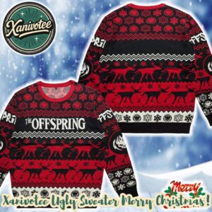 The Offspring Reindeer Peeing Holiday Christmas Xmas Ugly Christmas Sweater 2025