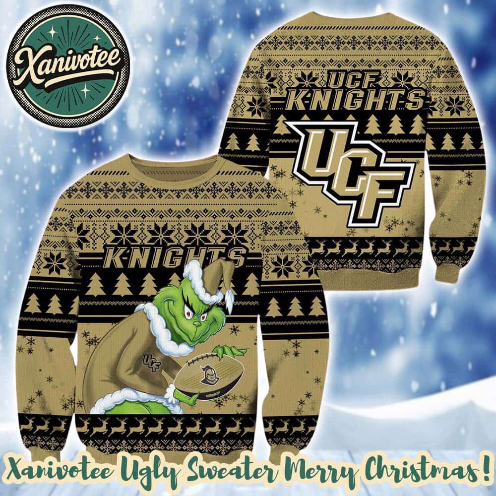 UCF Knights x NCAA Grinch Holiday Christmas Xmas Ugly Christmas Sweater 2025 UCF Knights x NCAA Grinch Holiday Christmas Xmas Ugly Christmas Sweater 2025