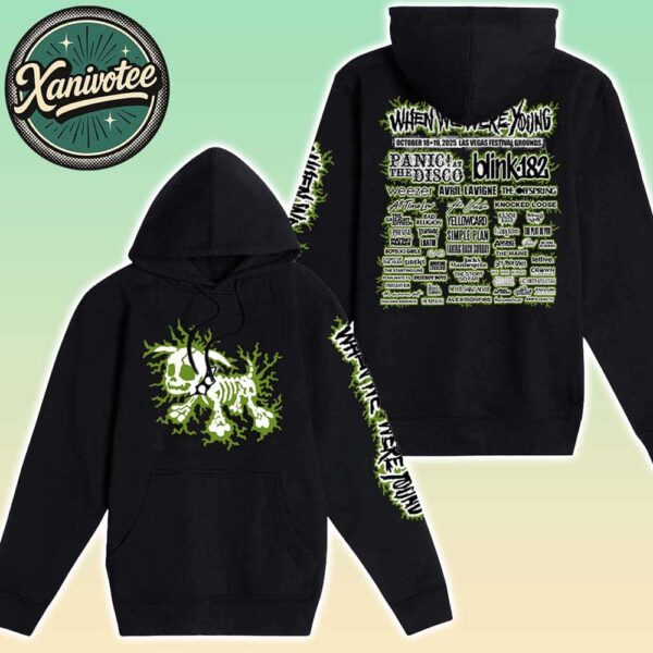 When We Were Young Festival 2025 Electric Dog Lineup Tee For Las Vegas Festival Grounds In Las Vegas NV On October 18th And 19th 2025 Hoodie T-Shirt